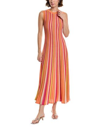 Milly Stripe Midi Dress