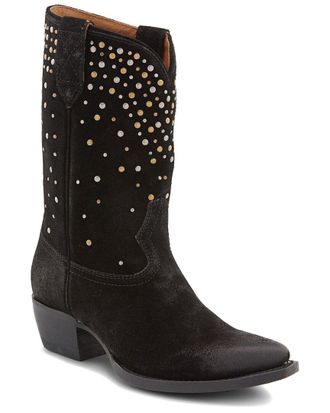 Frye Sacha Mid Stud Suede Boot