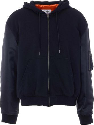 Maison Margiela Black Hooded Sweatshirt