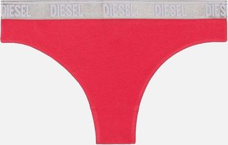 Diesel Womens Ufpn-Allies Brief, Hot Pink - Red - Size: 10