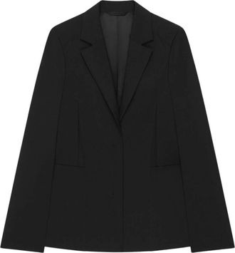 Givenchy Tailored Notch Lapel Blazer - Dames - Blazers - Zwart - S - Jassen