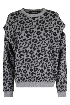 Federica Tosi Maglia Cut Maculata Crew Neck