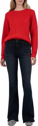 Kut from the Kloth Emerson Scoopneck Sweater In Red
