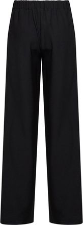 Blanca Vita Womens Wide-Leg Trousers Pika Black Crepe Polyester