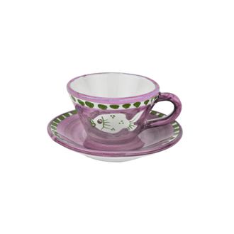 Arcucci poiseidone pink espresso cup c/p
