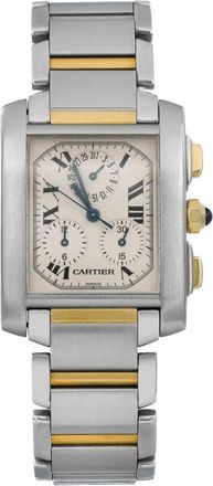 Cartier Pre-owned Cartier Tank Franaise Quartz Silver Dial Unisex Watch W51001Q3
