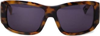 Eytys Zonnebril met schildpadschild-effect - Bruin