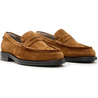 AllSaints Bloom Penny Loafer in Tan Brown at Nordstrom Rack, Size 13