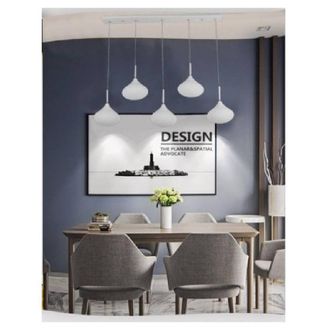 Trade Shop Trade Shop - Lampadario Da Soffitto A Sospensione Design A 5 Gocce 38w-76w 3000k-6500k B04