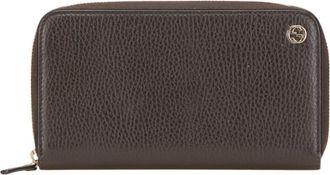 Gucci Brown Leather Long Wallet (Bi-Fold) (Pre-Owned)