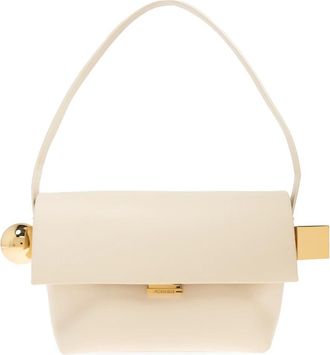 Jacquemus Shoulder Bags, female, Beige, Size: ONE SIZE Le Rond Carre Shoulder Bag