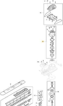 STIGA Sports Ht 900 Li 48 Motor Stiga Original - 118811342/0