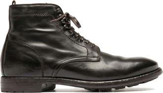 Officine Creative Prince leren veterlaarzen - Bruin