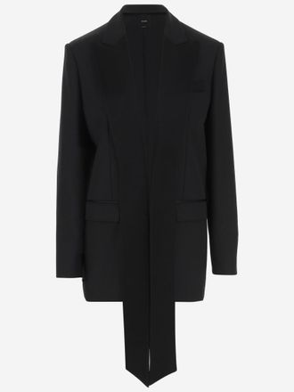 Pinko Black Sash Blazer