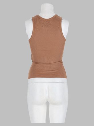 Vivienne Westwood Viscose Ribbed Tank Top - Beige
