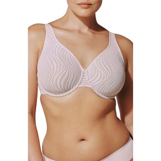 Thirdlove 24/7 Classic Underwire Unlined Lace Minimizer Bra in Soft Pink at Nordstrom, Size 34G