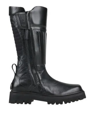 Emporio Armani: Black Leather Boots now up to −88% | Stylight