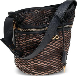 Alexander McQueen Borsa a secchiello - Nero