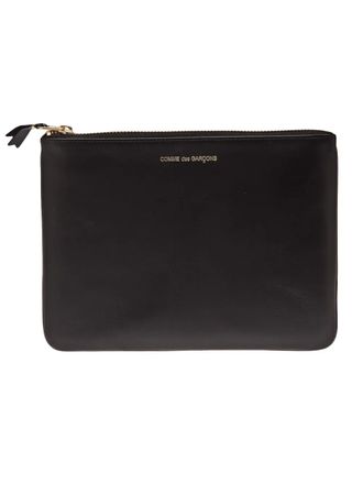 Comme Des Gar&ccedil;ons large basic wallet - men - Calf Leather - One Size - Black