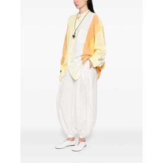 Marrakshi Life Panelled Cotton Shirt - Yellow