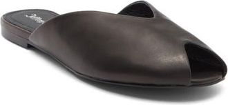 Jeffrey Campbell Indwell Peep Toe Slide Sandal in Black at Nordstrom, Size 5.5