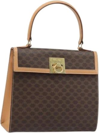 Celine Pre-owned Handbags, female, Brown, Size: ONE SIZE Pre-owned Vintage Hand Bag