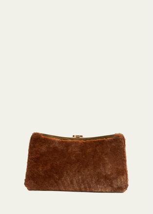 SIMKHAI Solange Shearling Clutch