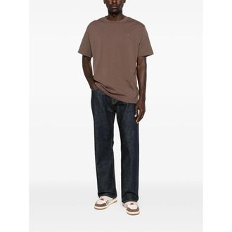 New Balance Logo Detail T-Shirt - Brown