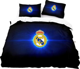 OEM Housse De Couette - Coton 100 - Lit Simple - 140x210 Cm - Avec Taie D Oreiller 63x90 Cm - Set 2 Pi&egrave;ces
