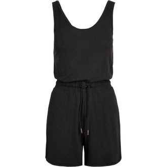 Urban Classics Dames/Dames Kort Modal Mouwloos Jumpsuit (Zwart)