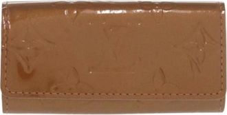 Louis Vuitton Pre-owned Accessories, female, Brown, Size: ONE SIZE Pre-owned Canvas Key-holder