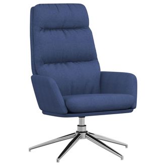 vidaXL Sill&oacute;n De Relax De Tela Azul Vidaxl