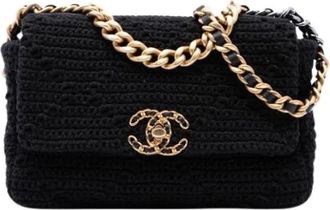 Chanel Pre-owned 19 Flap Bag - - Pre-owned - Donna - Nero - ONE SIZE