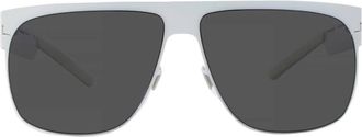 Mykita COLLAB-PHINEAS-ANTIQUE WHITE Grey Pilot Unisex Sunglasses COLLAB-PHINEAS ANT
