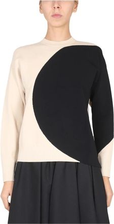 Tory Burch Round-neck Truien - Dames - Ronde hals truien - Veelkleurig - L - Truien & Vesten