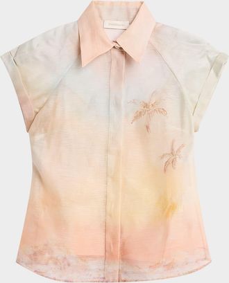 Zimmermann Illuminate Fitted Blouse