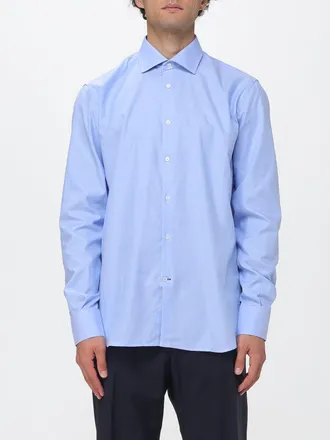 Brooksfield Camicia in cotone Oxford con colletto button-down e logo ricamato