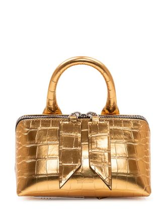 The Attico Gold Borsa Friday Mini Satchel
