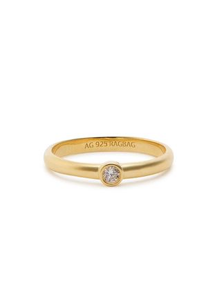 Ragbag Odile Mini 18kt Gold-plated Ring - 48 (UK I 1/2)