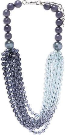 Emporio Armani Necklaces, female, Blue, Size: ONE SIZE Girocollo Necklace