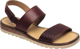 Lobo Solo Womens 1865 Sandal In Wine