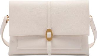 Coccinelle Borsa a spalla Dorian con fibbia - Bianco