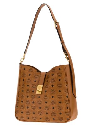 MCM Tracy Shoulder Bag - Cognac