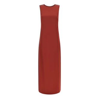 PESERICO Dames, Jurken, Rood, Maat: S Viscose
