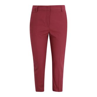 Max Mara Cropped Trousers, female, Red, Size: 2XS Cropped Trousers
