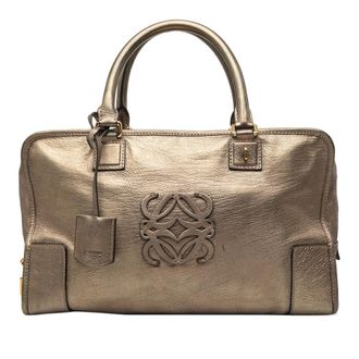 Loewe Pre-owned Loewe Metallic Leather Amazona 35 Ladies LYGWJRP6VG4MO4YY