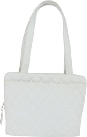 Chanel Pre-owned Vintage Schoudertas - Dames - Vintage Schoudertas - Wit - ONE Size - Leer - Vintage