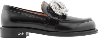 Mach & Mach Galaxy Embellished Leather Loafers, Brand Size 36.5 ( US Size 6.5 )