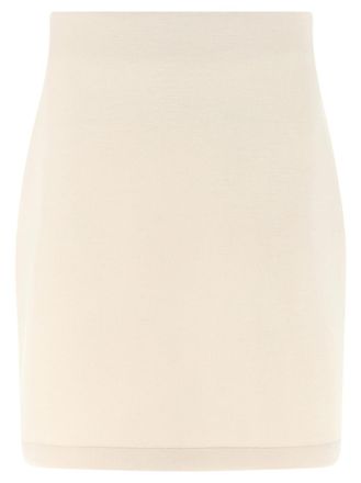 Fabiana Filippi Beige Scuba Skirt