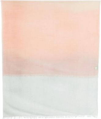D'Aniello Fringed Ombr&eacute;-effect Scarf